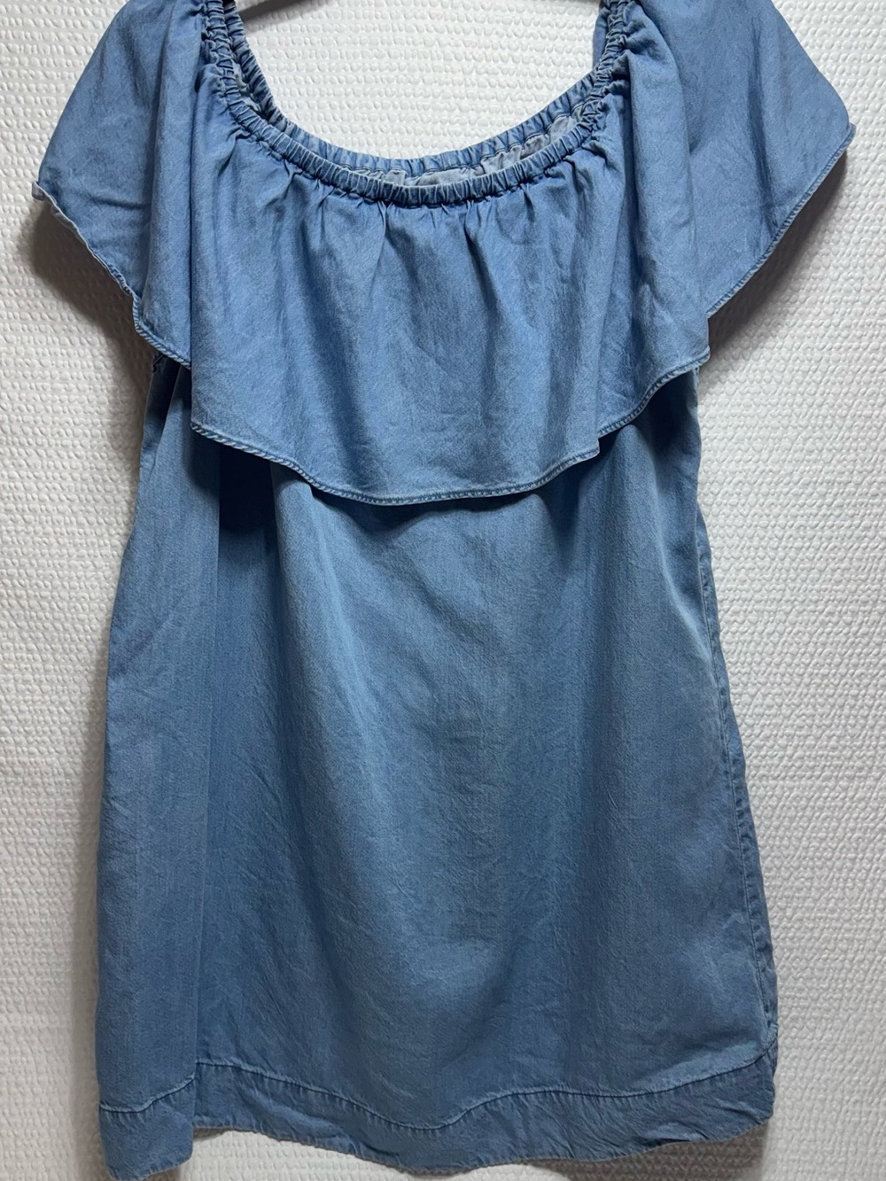 7 For All Mankind Light Blue Chambray Shirt dress Denim
